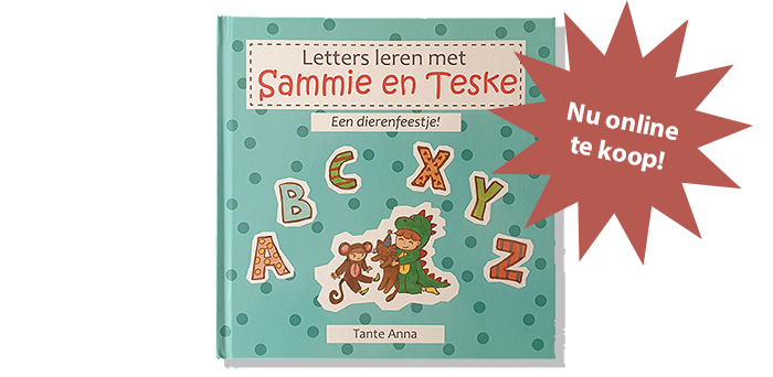 Kinderboek Letters leren met Sammie en Teske - Een dierenfeestje!